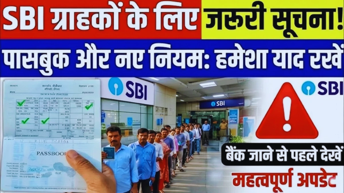 SBI Passbook New Rules